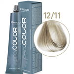 Vopsea de par profesionala PRO.COLOR 100 ml - Pro.Co - 12 11 BLOND PLATINAT CENUSIU INTENS, Pro.Co