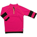 Tricou De Baie Pink Black Marime 98-104 Protectie Uv Swimpy, Swimpy