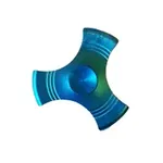 Fidget Spinner, Aluminium, Albastru, 31SP