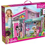 Set de joaca cu papusa Casa de Vara Barbie Lisciani, Multicolor
