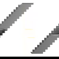 Dulap baie mediu pelipal Capri, 2 uși, PAL, 141x30 cm, gri cuarț