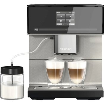 Espressor automat Miele CM 7550 Coffee Passion, One Touch for Two, Aromatic System , AutoDescale, WLAN, 2.2 l, Negru
