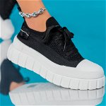 Pantofi Sport, culoare Negru, material Textil - cod: P9280, ABC