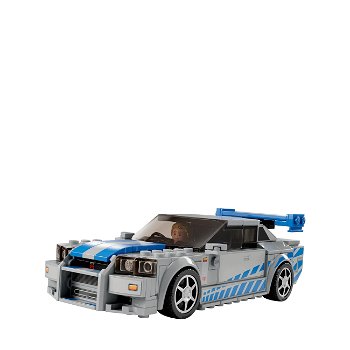 Jucarie 76917 Speed Champions: 2 Fast 2 Furious - Nissan Skyline GT-R Construction Toy, LEGO