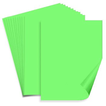 Carton color verde primavara A4 160g 12 set Maestro, Galeria Creativ