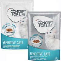 Смесена бонус опаковка Concept for Life в желе и в сос 24 x 85 г - All Cats 10+ в сос и в желе