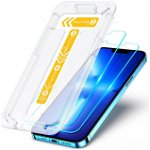 Set de 2 folii de protectie ecran pentru iPhone 13 Pro Max CIRYCASE, sticla securizata, transparent, 6.7 inch