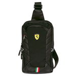 Rucsac crossbody Ferrari negru, JF