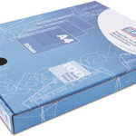 File protectie A4 50 microni din plastic cristal transparent lucios Donau-100 buc/cutie de carton, Donau