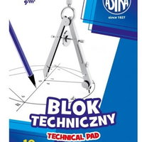 Bloc de desen tehnic 170g/m2 A3, 10 coli, Astra