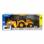 Buldoexcavator cu telecomanda, New Ray, Volvo BL71, 1:18, New Ray