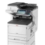 Multifunctionala OKI MC853dnv, laser color, A3, Fax, USB, alb-gri