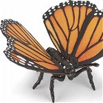 Figurina - Wild Animal Kingdom - Butterfly, Portocaliu, 3.5 cm, Papo