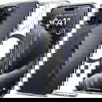 Carcasa Spigen Ultra Hybrid MagSafe compatibila cu iPhone 15 Pro Max Graphite