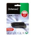 Memorie USB Intenso Speed Line 128GB, USB 3.0 Negru, Citire 35 MB/s, Scriere 20 MB/s