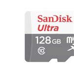 Card de Memorie SanDisk Ultra MicroSD, 128GB, Class 10, SanDisk