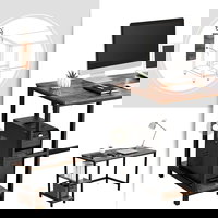 Birou, Songmics, Pal/Otel, Maro/Negru