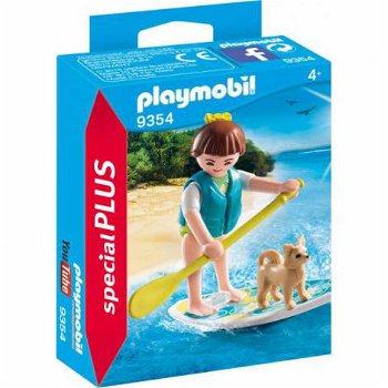 Playmobil - Set figurine Surfer si catel , Special Plus