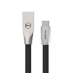 Cablu Type-C Mcdodo Zn-Link Silver Black (1.5m, 2.4A max)