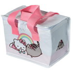 Geanta pentru pranz - Hello Kitty & Pusheen - Lunch and Cool Bag, Puckator