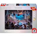 Schmidt Spiele Thomas Kinkade Studios: Disney 100th Celebration Special Edition 1, Jigsaw Puzzle (1000 pieces), Schmidt Spiele