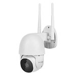 Camera supraveghere Wi-Fi Connect Kruger & Matz, 91 x 134 x 240 mm, 128 GB, 2 Mpx, 10 m, control aplicatie, Alb 