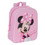 Ghiozdan gradinita 27 cm - Minnie Mouse 3D 27x10x32 cm, Safta