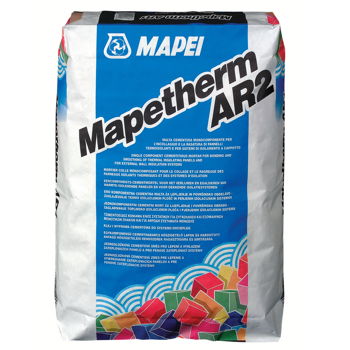Adeziv si masa de spaclu polistiren/vata minerala Mapei Mapetherm AR2, interior/exterior, 25 kg, Mapei