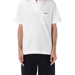 Palm Angels Sartorial tape pocket polo White