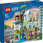 LEGO City: Bloc de apartamente 60365, 6 ani+, 688 piese