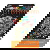 Ilustrații creative scratchboard Povești de zâne, 