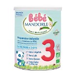 Formula 3 Cereale + proteine vegetale pentru bebelusi - de la 10 luni 800g eco-bio Bebe MANDORLE, Bébé MANDORLE