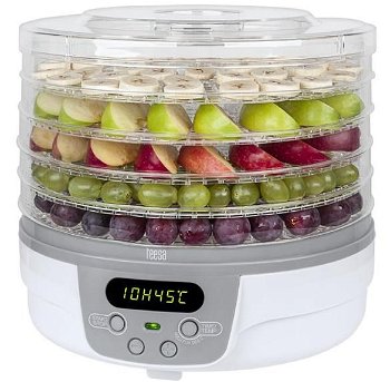 Deshidrator de fructe, legume si ciuperci TSA3031 250W 5 kg Alb / Gri, teesa