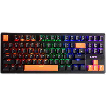 Tastatura mecanica Gaming Marvo KG901C, Iluminare Rainbow