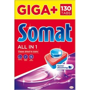 Detergent capsule pentru masina de spalat vase Somat All in one