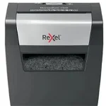 Distrugator documente manual REXEL MOMENTUM X308, P3, cross-cut (confeti), 8 coli, cos 15l, negru, Rexel
