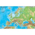 Harta Europa 120x160 cm fizico-geograficapolitica, Aquila