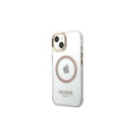 Husa magnetica metal iphone 13 Pro Max Guess Gold, Guess