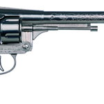 Pistol cu capse Gonher - Revolver Cowboy, otel, 12 capse, 12 cm