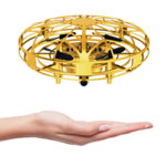 Mini drona zburătoare aurie, 