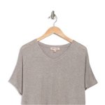 Imbracaminte Femei philosophy V-Neck Dolman Sleeve Knit Shirt GREY