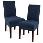 Husă multielastică 4Home Comfort Plus pentru scaun, albastră, 40 - 50 cm, set 2 buc., 4Home