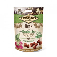 Recompense pentru pisici Carnilove, Rata & Zmeura, 50g, Carnilove
