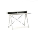 Masa de birou Desk Slim White Light Grey II, L120xl50xh85 cm