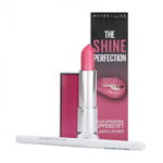 Kit Buze Maybelline The Shine Perfection Color Sensational: Ruj 148 Summer Pink si Creion de Buze Transparent 120