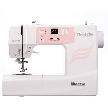 Masina de cusut digitala Minerva MC110PRO 70 W 800 imp/min 100 programe Alb
