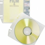 Husa CD/DVD, Staples, Polipropilena, Transparent