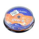 DVD-R 4.7GB 16x cake 10buc, Verbatim