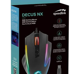 Speedlink Decus Nx Rgb Gaming Mouse Rubber-black, Speedlink