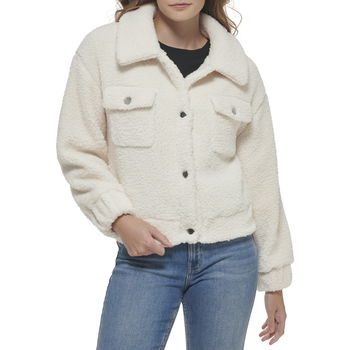 Imbracaminte Femei Calvin Klein Button Front with Pockets Soft White, Calvin Klein